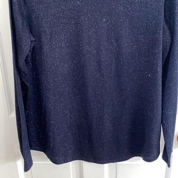 🔥3/$20🔥 Sonoma long sleeve sparkly tee size M - Picture 3 of 7